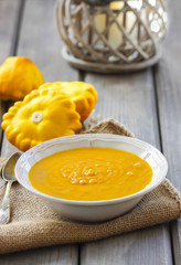Pumpkin creamy soup