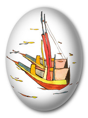 Boat Egg Shadow