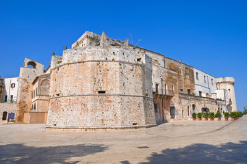 Castle of the Acquaviva of Aragon. Conversano. Puglia. Italy.