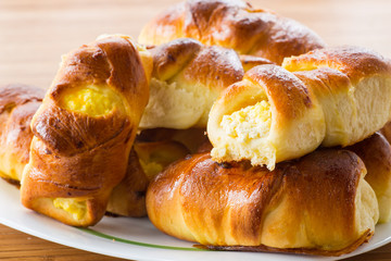homemade cakes with cottage cheese