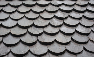Roof made from wood