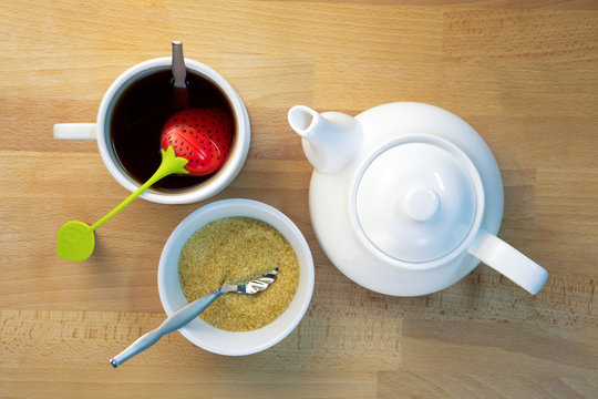 Infused Tea Brown Sugar and Teapot