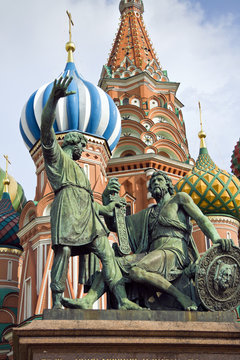 Moscow Red Square cathedral detail