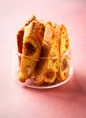 Biscotti with fig  and nuts