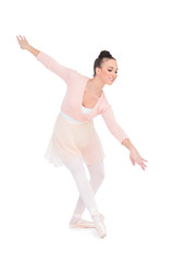 Smiling attractive ballerina dancing © lightwavemedia