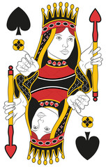 Queen of spades. Original design