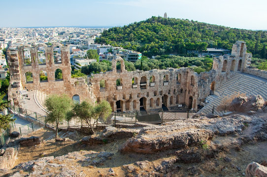 The Odeon of Herodes Atticus, Greece, Athens.
