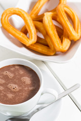 Churros with chocolate
