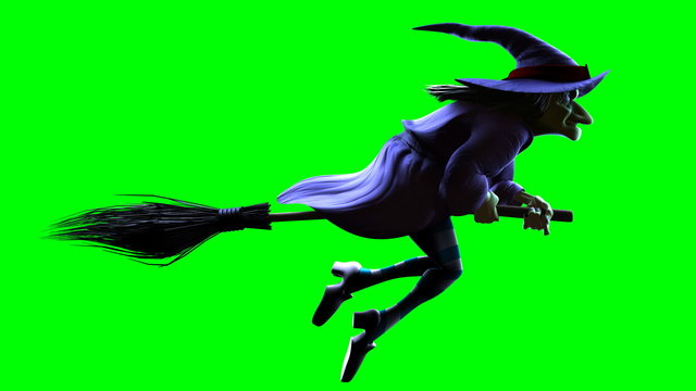 halloween witch animation