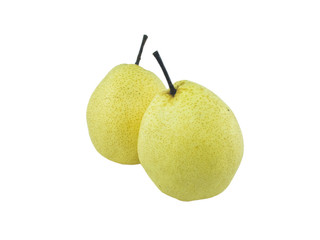 pear on a white background