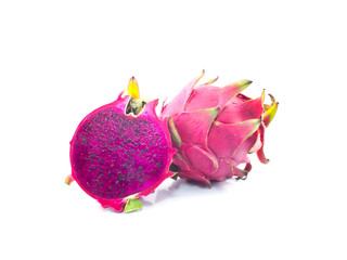 Dragon Fruit isolated on white background