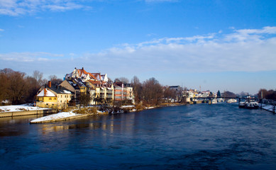 River Danube in Winter