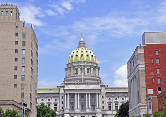 Fototapeta na wymiar Pennsylvania State Capitol, Harrisburg