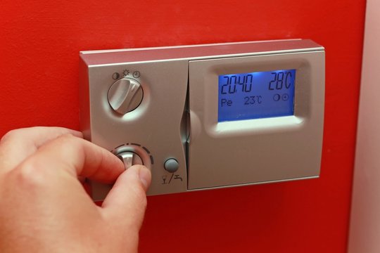 Regulator of central heating.