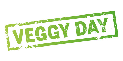 grüner stempel Veggy day
