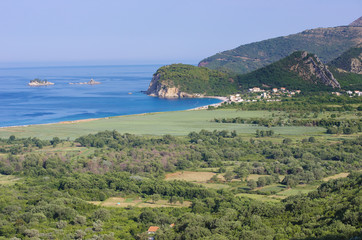 Fototapeta na wymiar Buljarica Bay, Montenegro