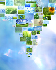 Collage of images