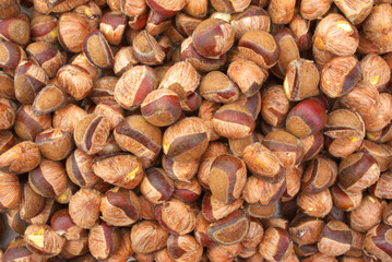 raw chestnut