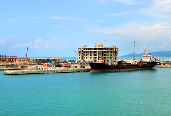 Construction of a new pier and port infrastructure in Sochi