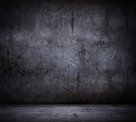 Black wall background