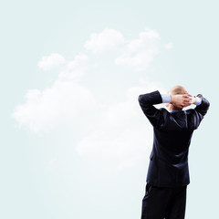 Thoughtful businessman