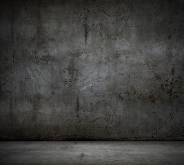 Black wall background