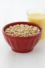 Delicious and healthy honey nuts cereal