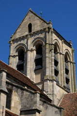 Fototapeta na wymiar France, the Notre Dame church of Auvers sur Oise