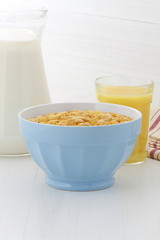 delicious corn flakes breakfast