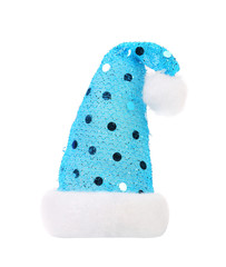 Cap of Santa isolated on white