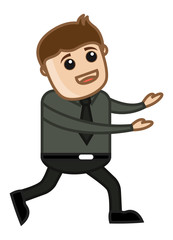 Hand Out - Office Corporate Cartoon People