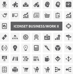 Website Iconset - Business/Work 44 Basic Icons