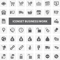 Website Iconset - Business / Work 44 Basic Icons