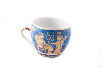 Ancient Greek cup with inscription