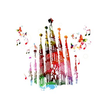 Beautiful Sagrada Familia design.