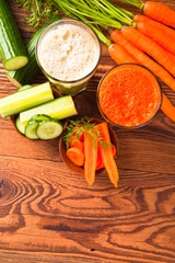 carrot fresh juice drink