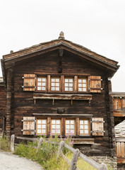 Zermatt, Chalet, Walliser Haus, Findeln, Schweiz