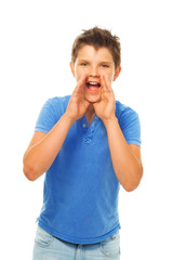 Yelling boy