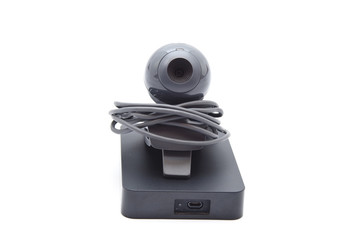Webkamera mit Externer Festplatte
