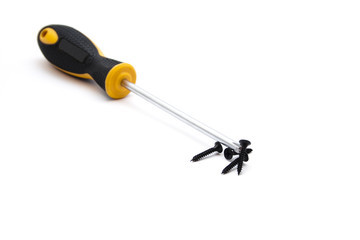 Magnetschraubenzieher mit Schrauben