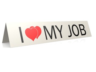 I love my job card
