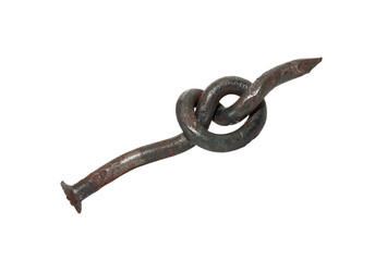 Obraz premium Knotted Nail