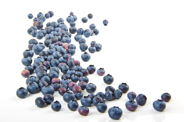 Sprinkled blueberries