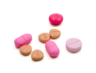 various pills pile of medicine
