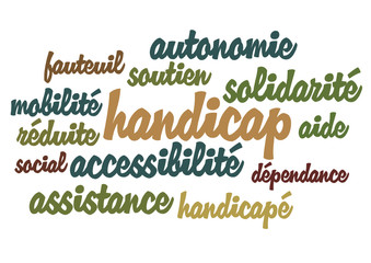Nuage de mot : Handicap