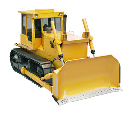 Heavy crawler bulldozer  isolated © Supertrooper