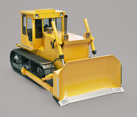 Fototapeta premium Heavy crawler bulldozer