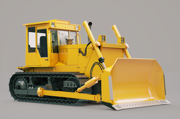 Heavy crawler bulldozer