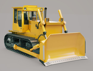 Heavy crawler bulldozer