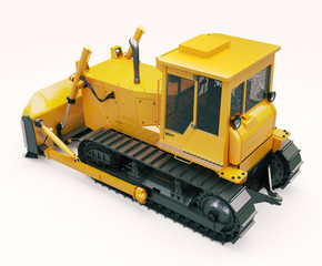 Obraz premium Heavy crawler bulldozer